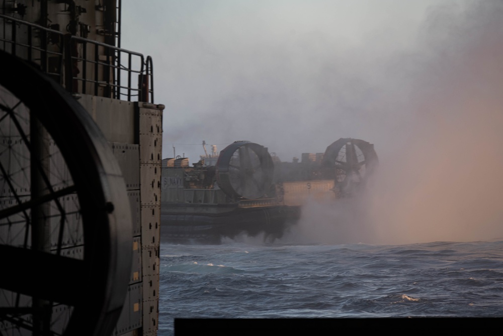 LCAC Ops aboard USS New Orleans with the 31st MEU July 23, 2023