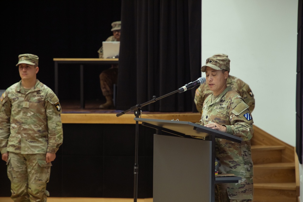 Pyramid Battalion assumes logistics mission in Poland