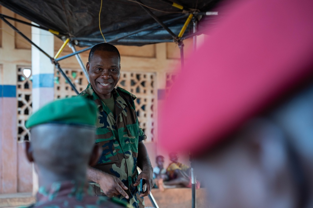 Benin Armed Forces soldiers complete civil affairs engagement