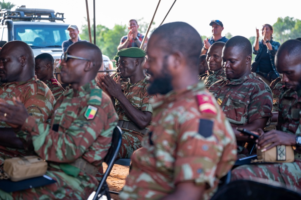 Benin Armed Forces soldiers complete civil affairs engagement