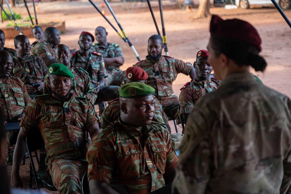 Benin Armed Forces soldiers complete civil affairs engagement