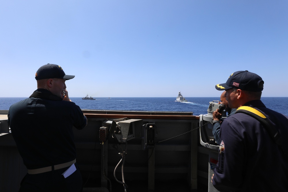 Ramage Sailors During Photo Exercise