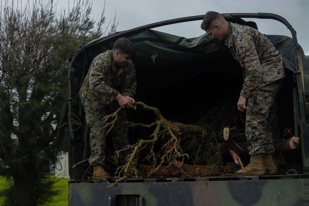 Camp Courtney Typhoon Khanun Recovery