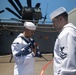 Bataan Departs Souda Bay, Greece.