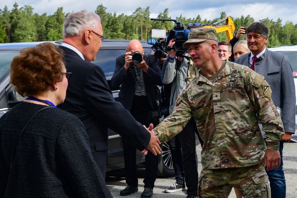 ORTC Groundbreaking ceremony at Grafenwoehr