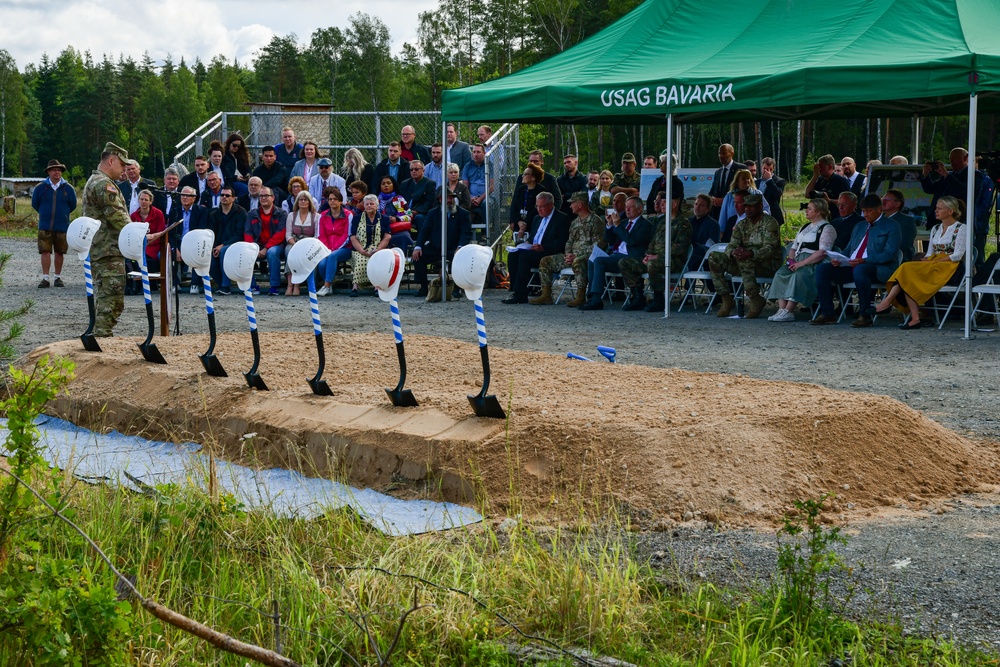 ORTC Groundbreaking ceremony at Grafenwoehr