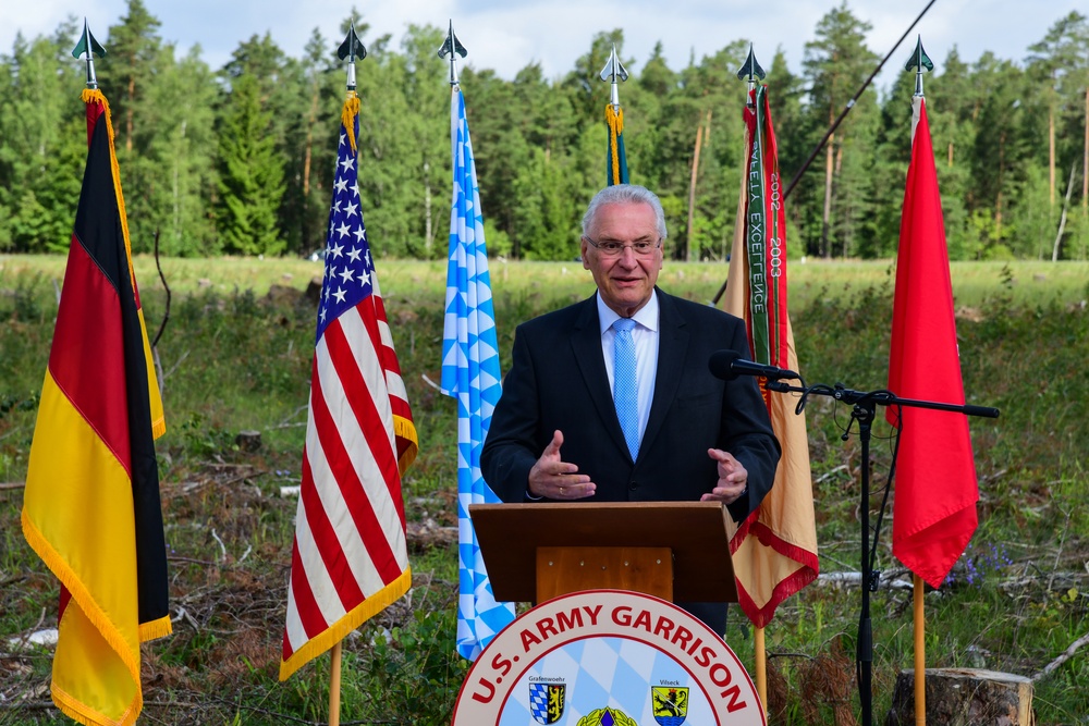 ORTC Groundbreaking ceremony at Grafenwoehr