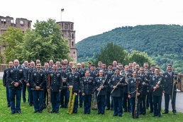 234 Army Band concert performance at Heidelberg Castle