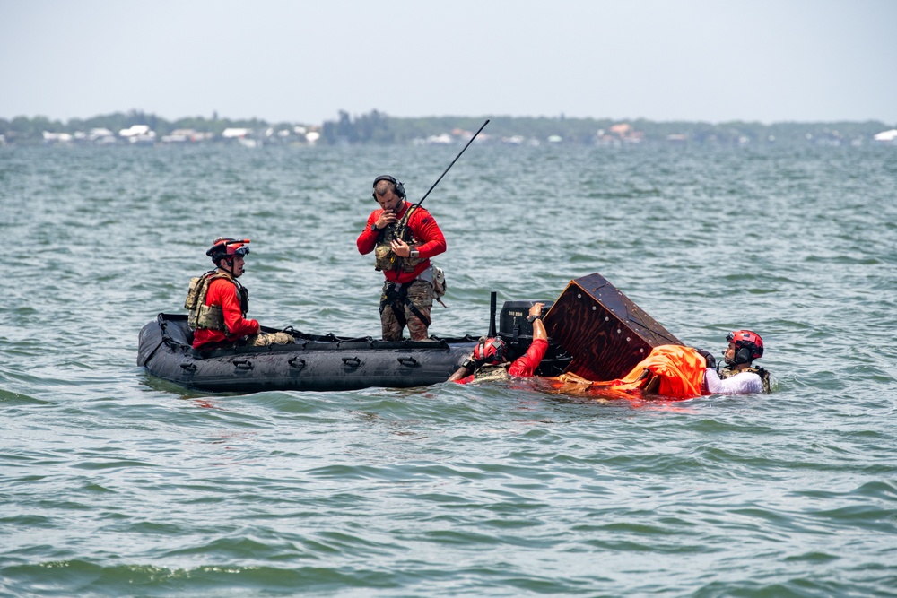 Maritime combat search and rescue exercise