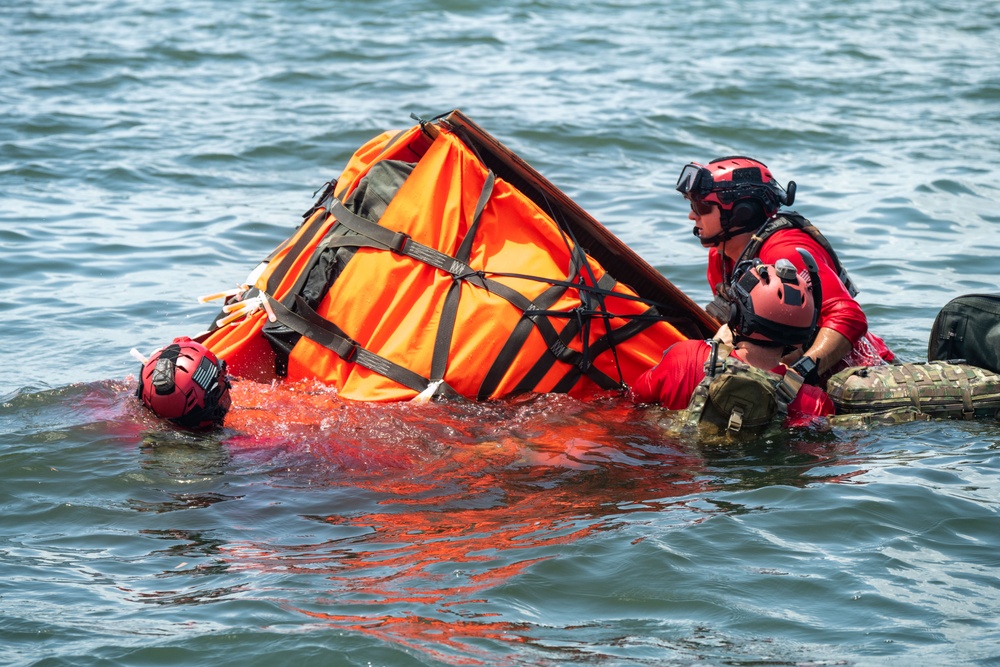 Maritime combat search and rescue exercise