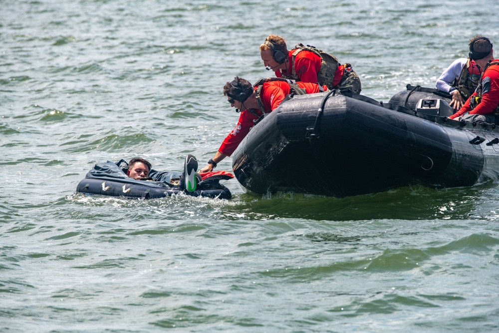 Maritime combat search and rescue exercise