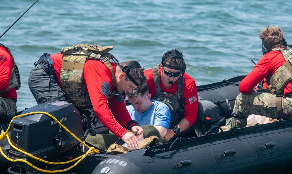 Maritime combat search and rescue exercise