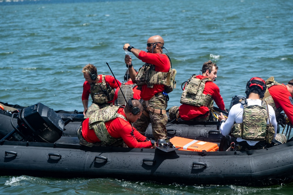 Maritime combat search and rescue exercise