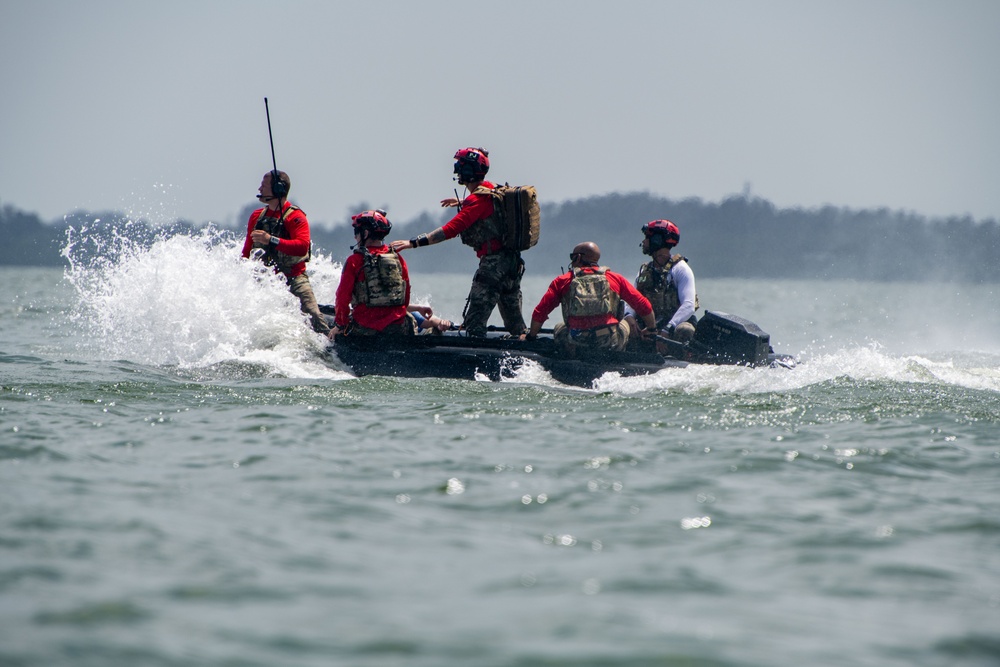 Maritime combat search and rescue exercise