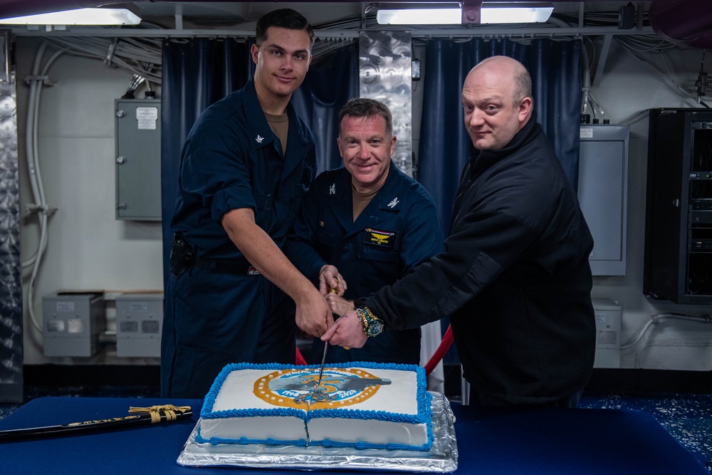 USS Ronald Reagan (CVN 76) celebrates Naval Reactor 75th anniversary