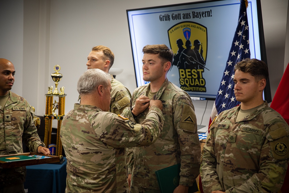 USAREUR-AF Best Squad Competition awards ceremony