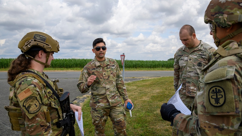 MWD TCCC training by PHA Rheinland-Pfalz in Belgium