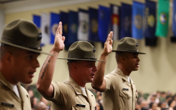 Sgt. Brown Drill Instructor School Graduation