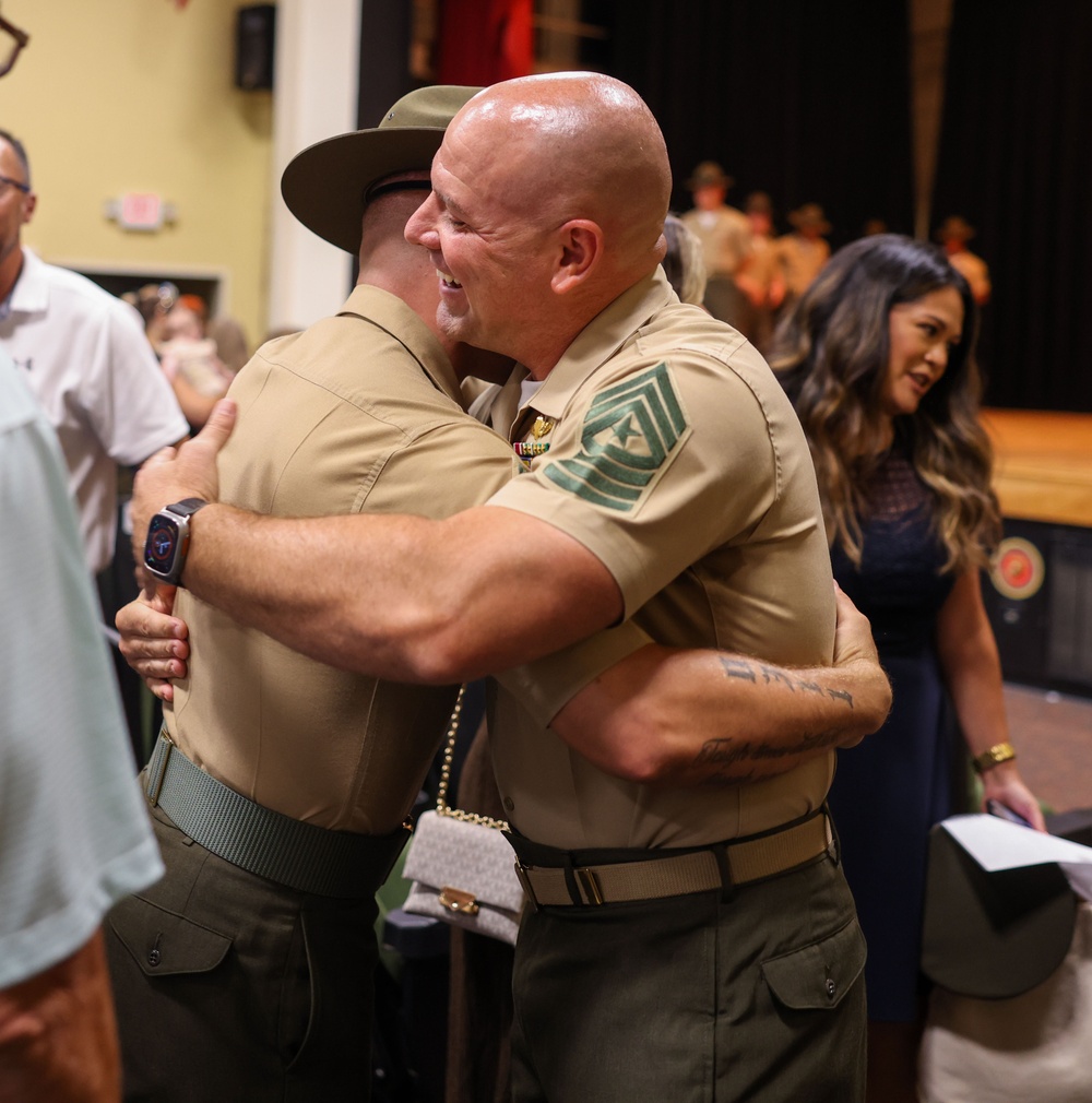 Sgt. Brown Drill Instructor School Graduation