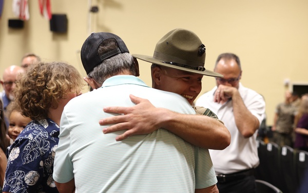 Sgt. Brown Drill Instructor School Graduation