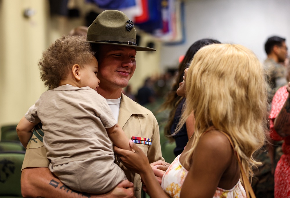 Sgt. Brown Drill Instructor School Graduation