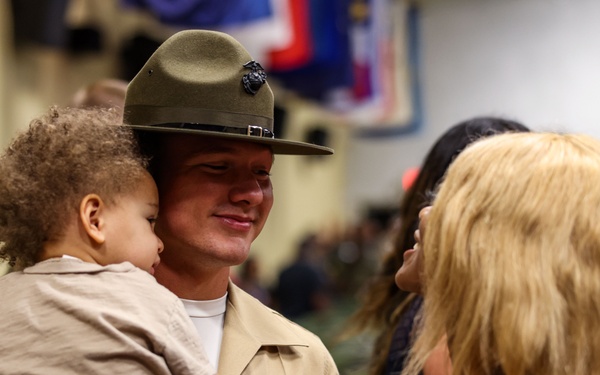 Sgt. Brown Drill Instructor School Graduation