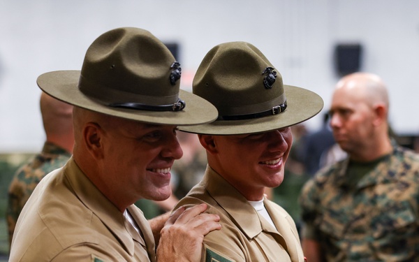 Sgt. Brown Drill Instructor School Graduation