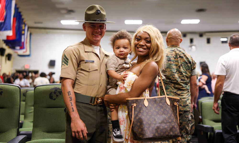 Sgt. Brown Drill Instructor School Graduation