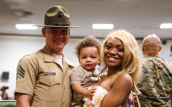 Sgt. Brown Drill Instructor School Graduation