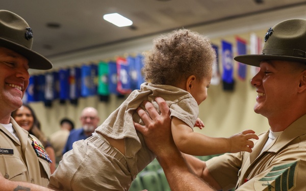 Sgt. Brown Drill Instructor School Graduation