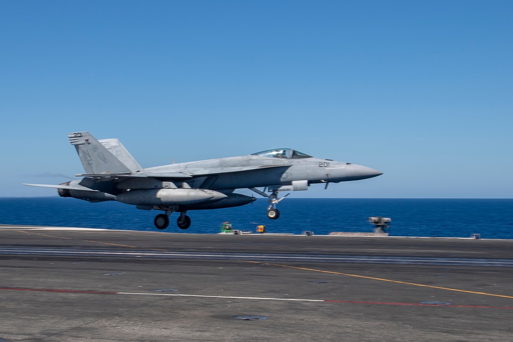 USS Ronald Reagan (CVN 76) conducts flight operations