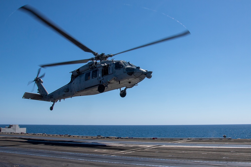 USS Ronald Reagan (CVN 76) conducts flight operations