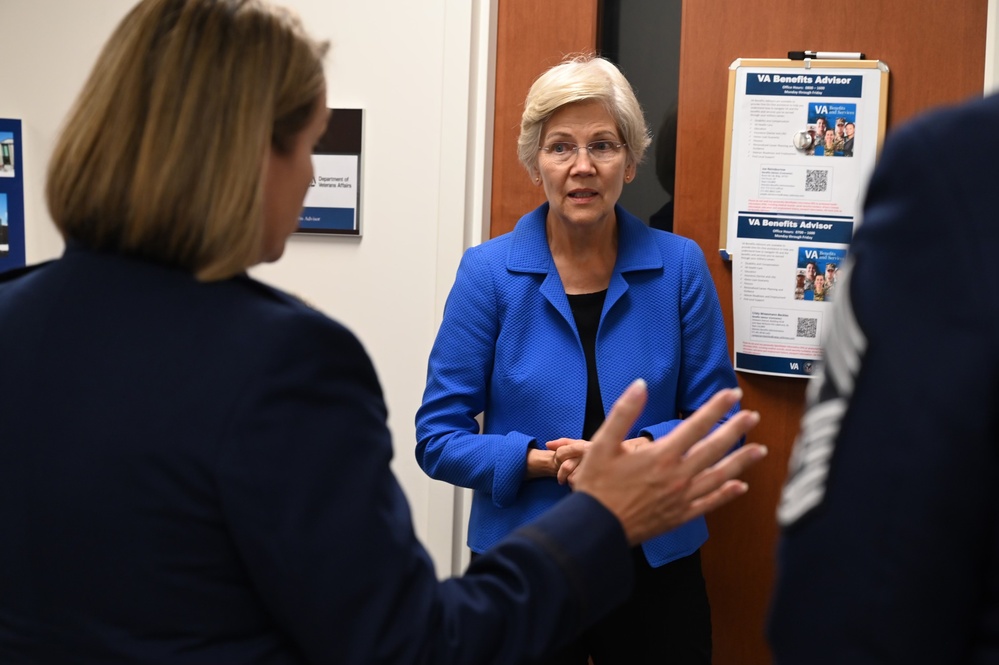 Senator Warren visits Hanscom AFB