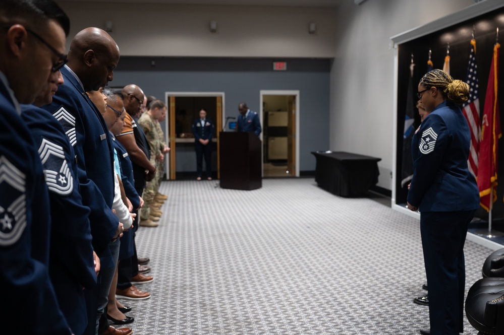 17th TRW Assumption of Responsibility Command Chief Master Sgt. Khamillia Washington
