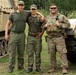 Task Force Ivy, NATO soldiers familiarize junior cadets with military equipment during Baltic Guard