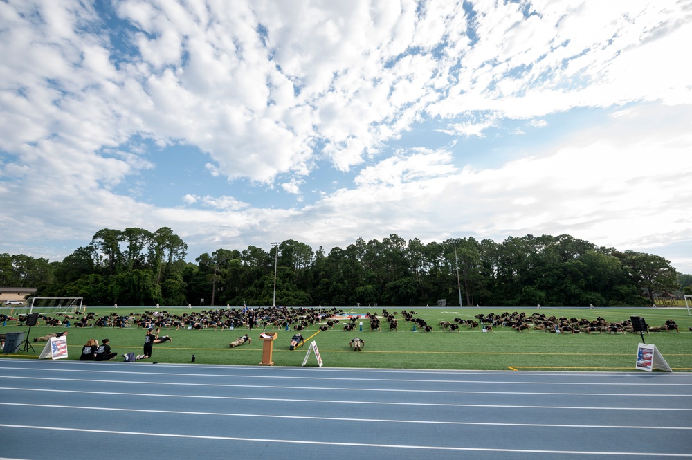 Members of AFSOC Community Participate in 5K to Remember the Fallen