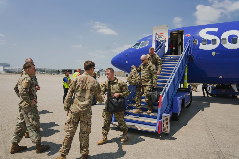 Indiana National Guard soldiers welcomed home after Iraq deployment