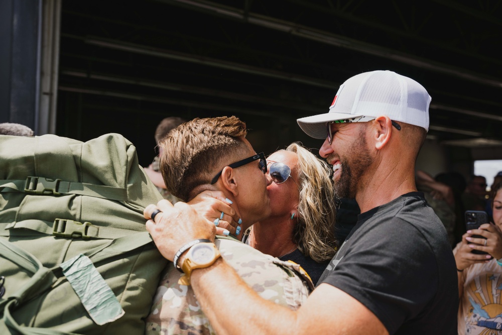 Indiana National Guard soldiers welcomed home after Iraq deployment