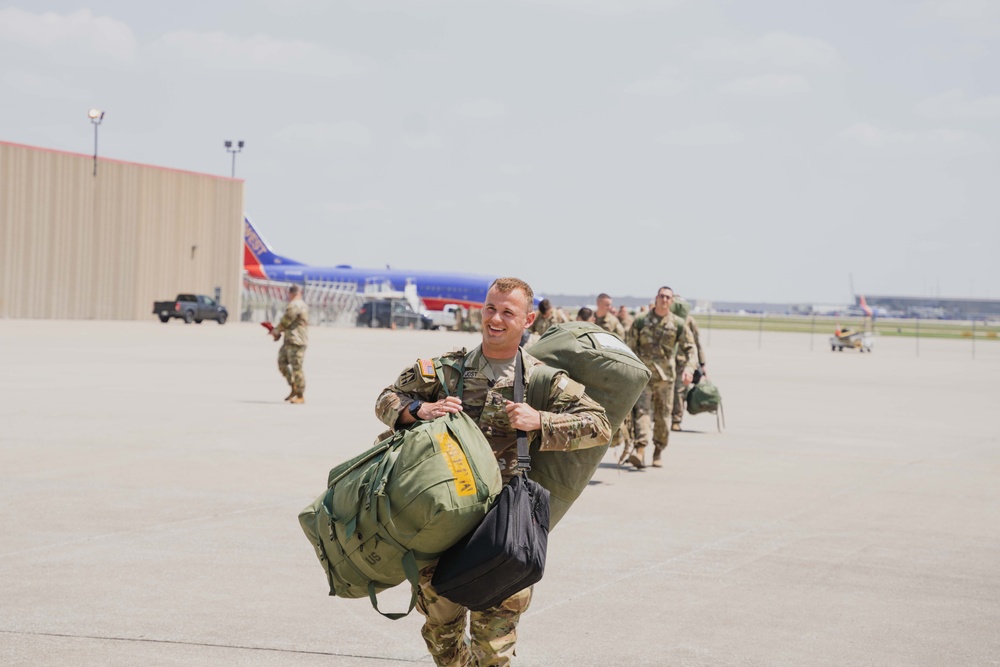 Indiana National Guard soldiers welcomed home after Iraq deployment