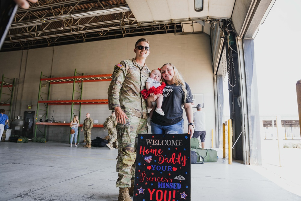 Indiana National Guard soldiers welcomed home after Iraq deployment