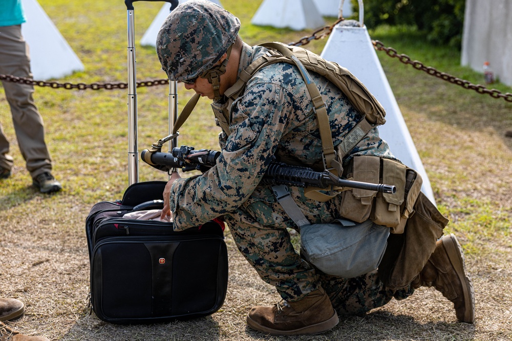 Combat Logistics Battalion-24 Conducts Evacuation Control Center Training