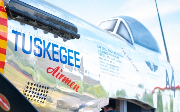 Sumter installs P-51 Red Tail Mustang memorial