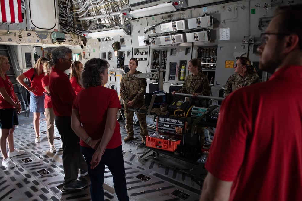 Moon Area School District faculty and staff visit 911th AW