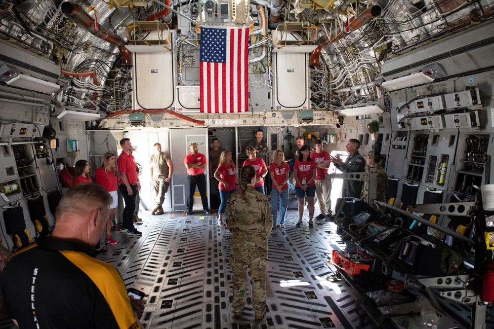 Moon Area School District faculty and staff visit 911th AW