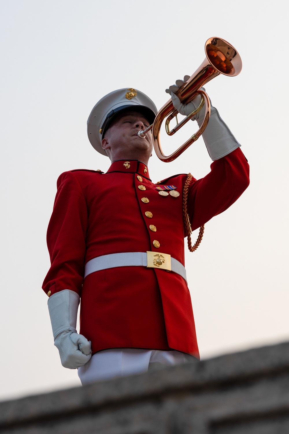 Lt. Gen. Bellon Hosts Marine Barracks Washington Sunset Parade