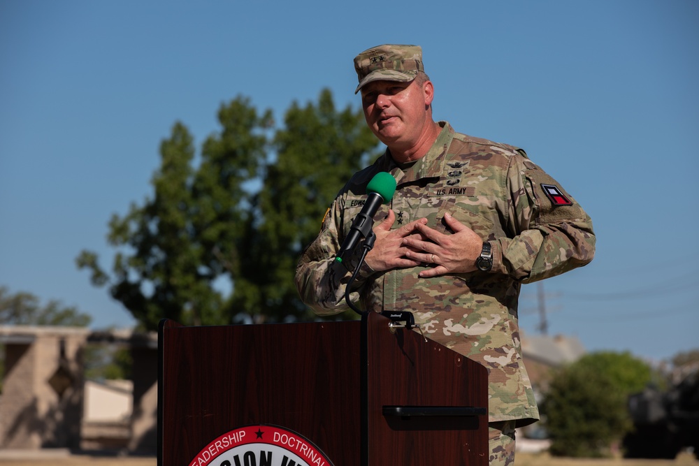 First Army Division West Conducts Change of Command Ceremony