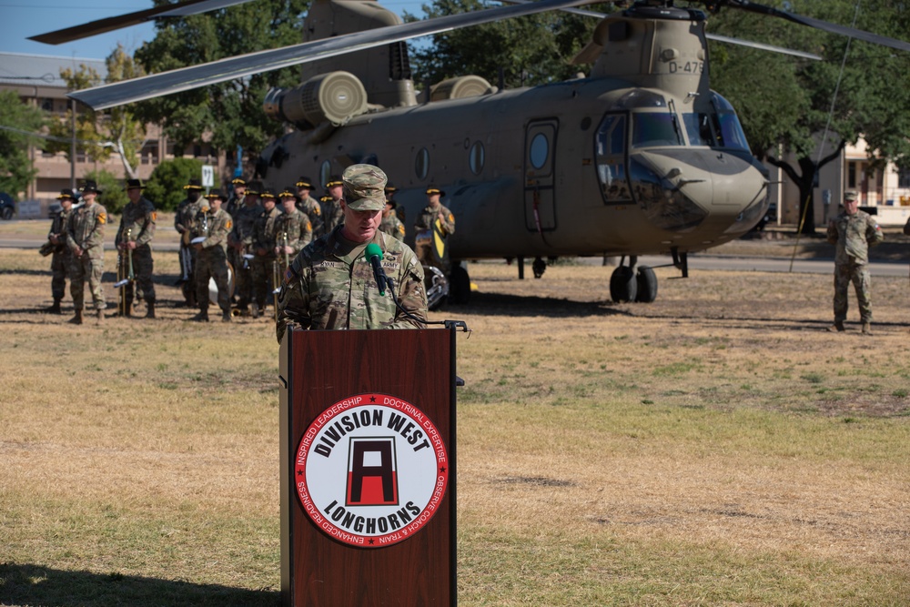 First Army Division West Conducts Change of Command Ceremony