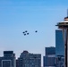 Blue Angels Flies Over Seattle