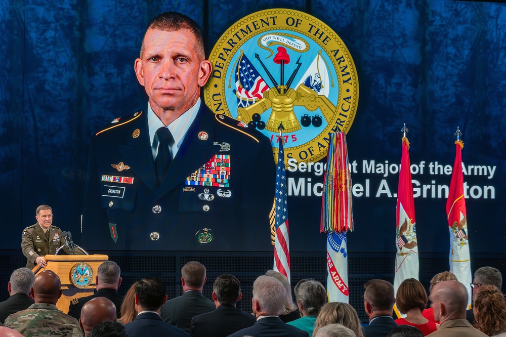 Sgt. Maj. of the Army Retirment Ceremony