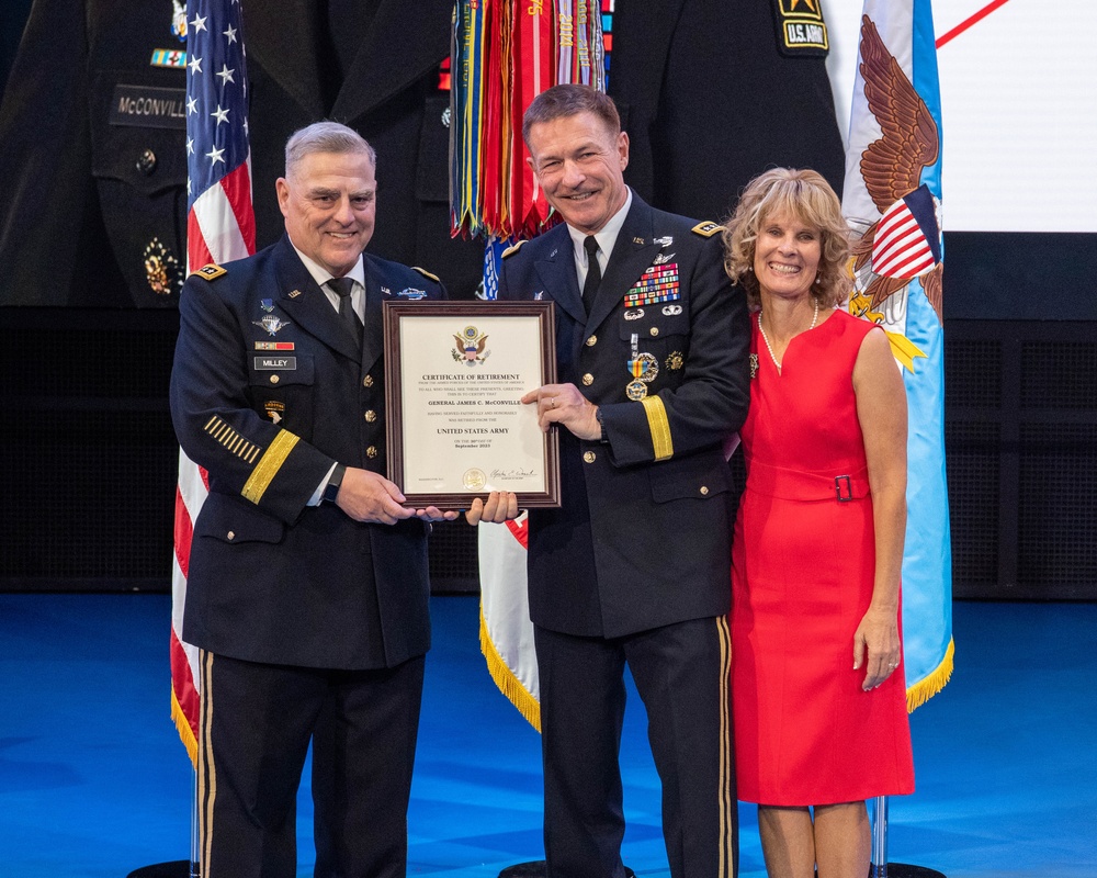 Gen. James C. McConville, Chief of Staff of the Army, Retirement Ceremony, Aug. 3, 2023